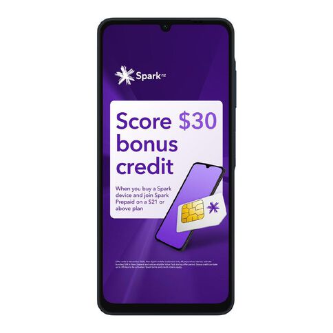 Samsung Galaxy A06 4G with Spark Sim Bundle Black