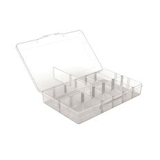 Living & Co Storage Box 12 Compartment Clear