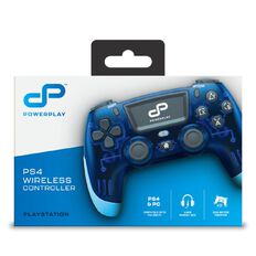 PowerPlay PS4 Wireless Controller Translucent Blue