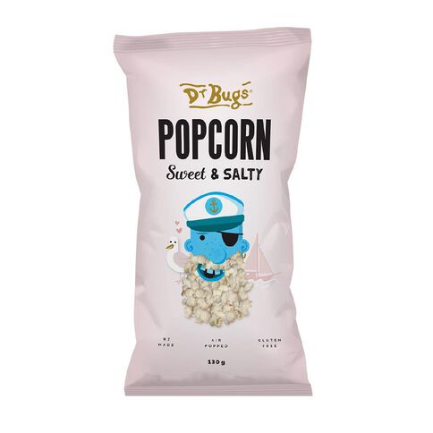 Dr Bugs Sweet and Salty Popcorn 130g