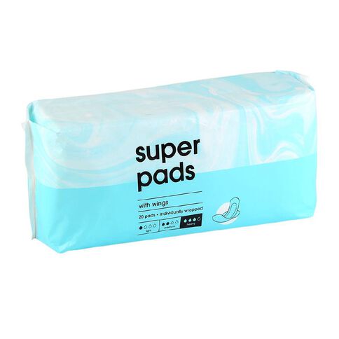 Super Pads With Wings 20 Pack