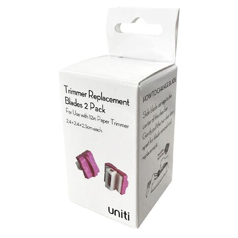 Uniti Trimmer 12 inch Blade Replacement 2 Pack