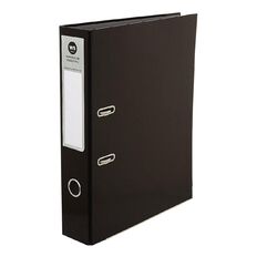 WS Foolscap Lever Arch Black