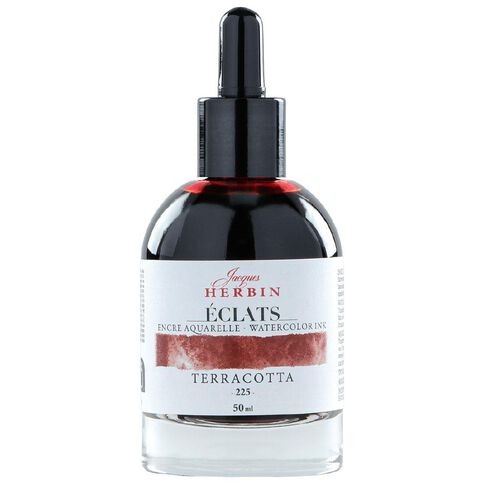 Jacques Herbin Eclats Watercolour Ink 225 Terracotta 50ml