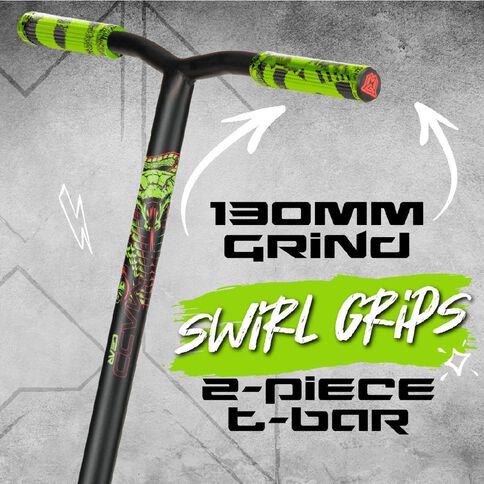 MADD Gear Whip Pro-X Scooter Viper Black/Green