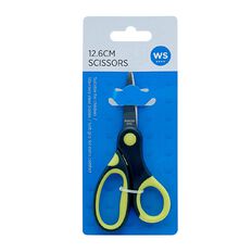 WS Scissors Soft Grip 5 inch Grey Mid