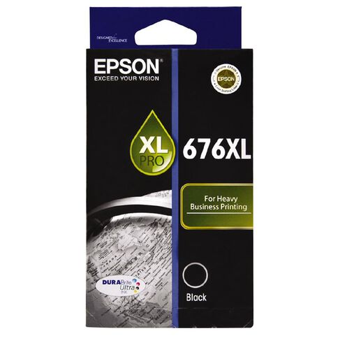 Epson Ink 676XL Black (2400 Pages)