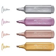 Faber-Castell Textliner Metallics Highlighter 4 Pack