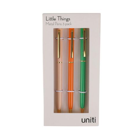 Uniti Little Things Metal Pens 3 Pack