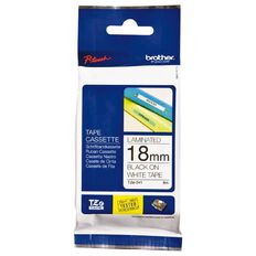 Brother Label Tape Tze-241 18mm Black On
