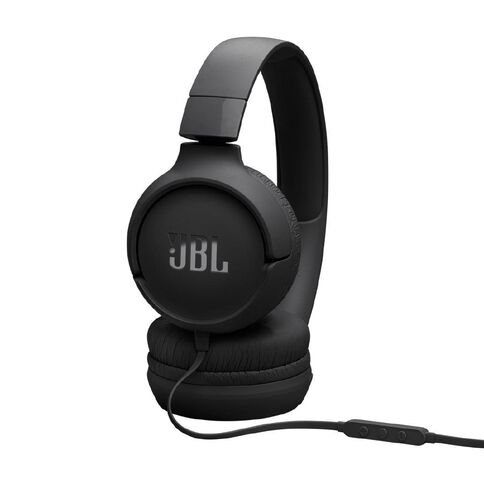 JBL Tune 520C USB-C Wired On-Ear Headphones Black