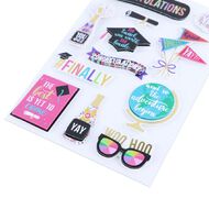 Dimensional Stickers Congratulations