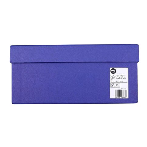 WS Colour Pop Storage Box Blue