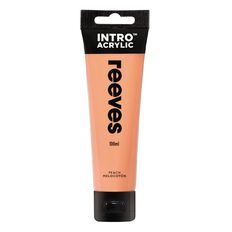 Reeves Intro Acrylic Paint Peach 100ml