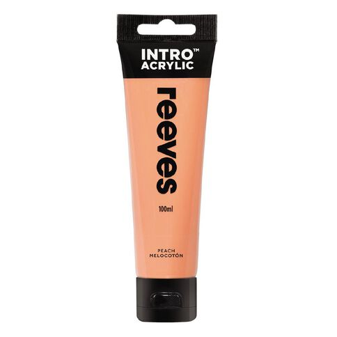 Reeves Intro Acrylic Paint Peach 100ml