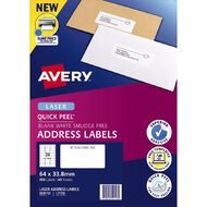 Avery Quick Peel 960 Address Labels White