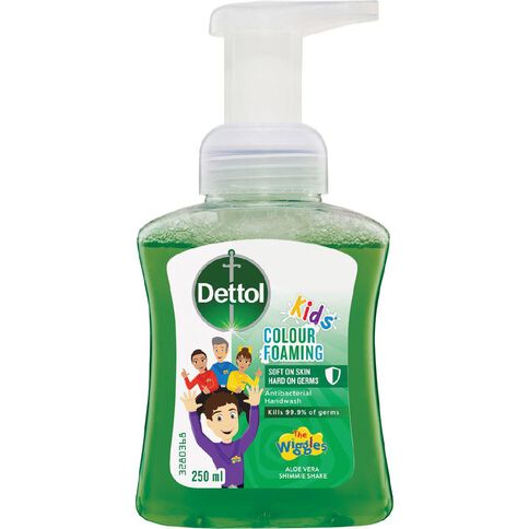 Dettol Kids Colour Foaming Hand Wash Aloe Vera 250ml