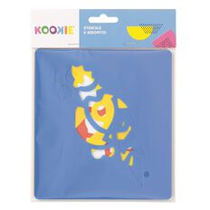 Kookie Stencil Set Assorted 6 Pack
