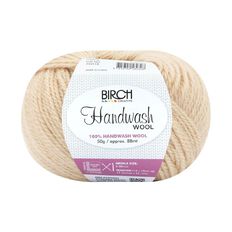 Birch 100% Handwash Wool 50G Biscotti