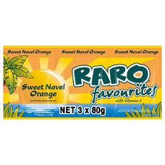 Raro Sweet Navel Orange 3 Pack 80g