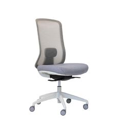 Buro Seating Elan Chair Lumbar Grey Mesh Seat Slide