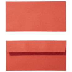 Create With DL Envelope 25 Pack Red
