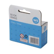 WS Book Rings No 4 38mm 5 Pack
