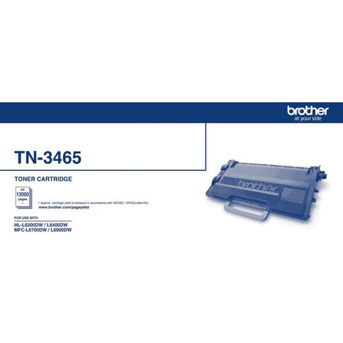 Brother TN3465 Toner Black (12000 Pages)