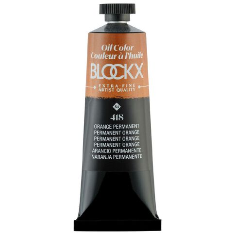 BLOCKX Oil Tube 35ml S4 418 Permanent Orange