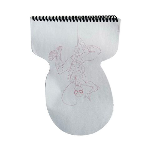 Spider-Man Shaped Notebook & Felts Set