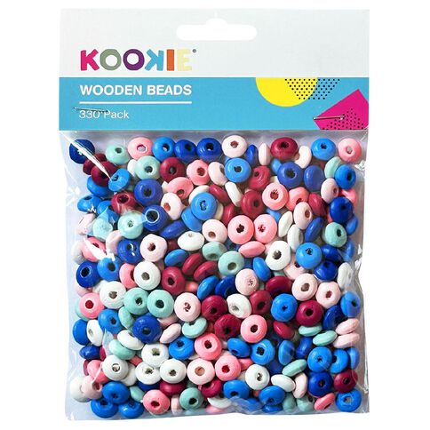 Kookie Wooden Beads 330 Pack