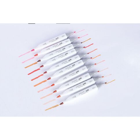 Uniti Dual Ended Artist Markers 80 Pack Assorted