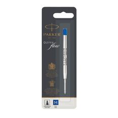 Parker Quinkflow Medium Ballpoint Pen Refill Blue Mid
