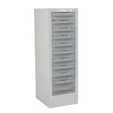 Precision Multi 11 Drawer Silver Grey