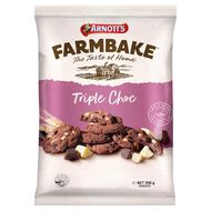 Arnott's Farmbake Triple Choc Cookies 310g