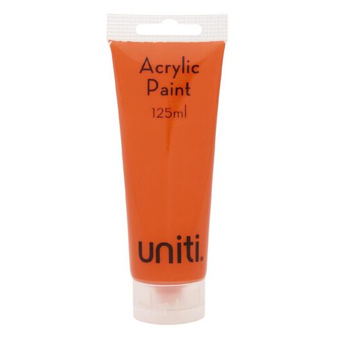 Uniti Acrylic Tube Orange 125ml