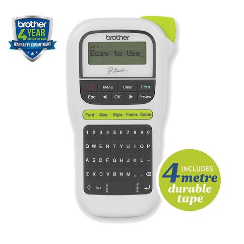 Brother PTH110W P-Touch Label Maker White