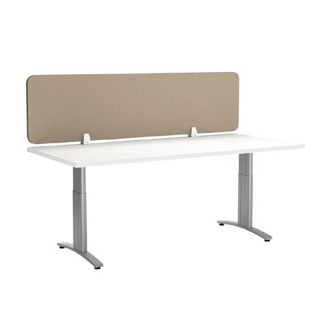 Boyd Visuals Desk Screen Dark Camel 1200mm