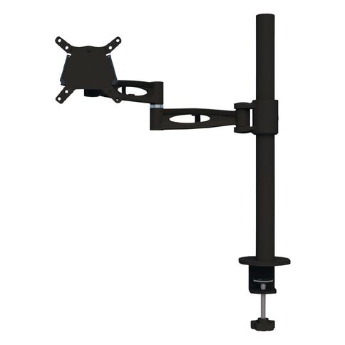 Accent Quick Ship Single Monitor Arm Black