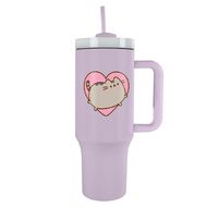 Pusheen Travel Cup with Straw