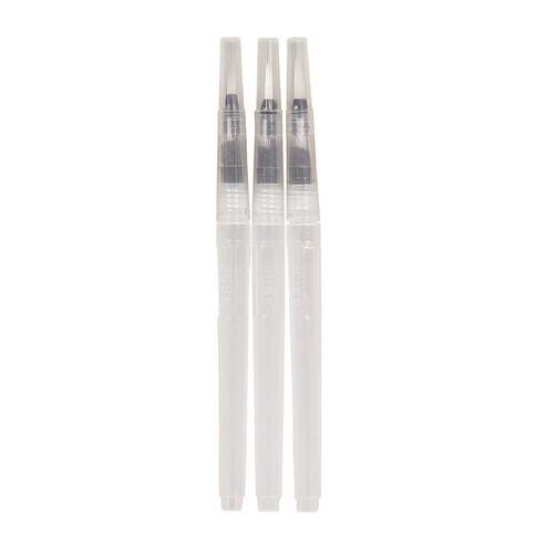 Uniti Water Pen Brush Clear 3 Pack