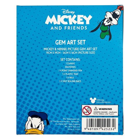 Mickey Mouse Kids Gem Art- Good Day