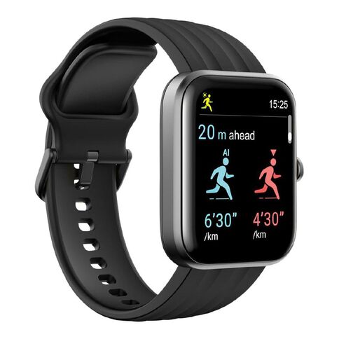 Ryze Evo Smart Watch With Alexa Black + Green