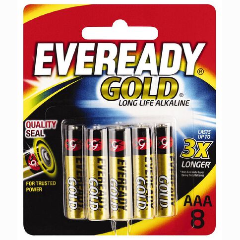 Eveready Gold Batteries AAA