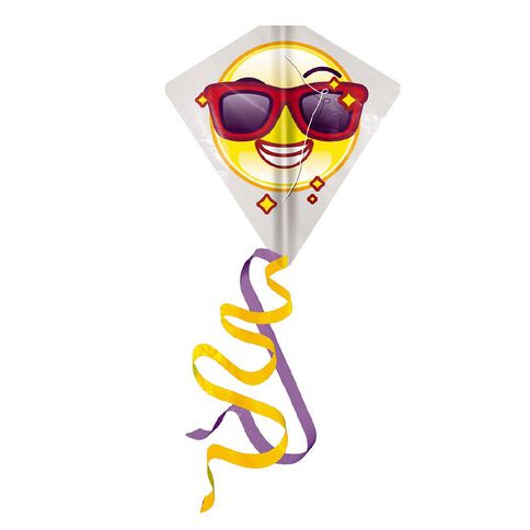 EOLO Ready To Fly Plastic Diamond Kite Emoji