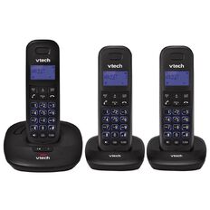 Vtech ES1820-3A Telephone Answer Machine Triple Pack Black