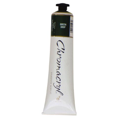 Chromacryl Acrylic Paint Dark Green 75ml