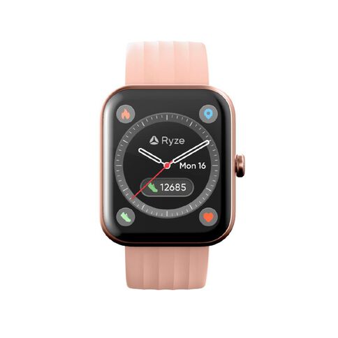 Ryze Evo Smart Watch With Alexa Pink +White