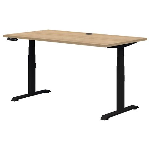 Rapid Premium Electric Desk 1500 x 800 Black