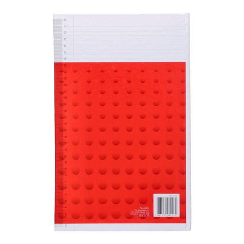 WS Exercise Book 2B6 7mm Ruled Hardcover 94 Leaf Red